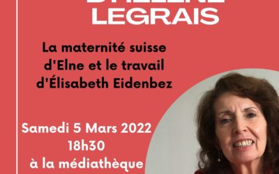 Conférence d’Hélène Legrais “Les enfants d’Elisabeth”