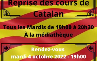 Reprise des cours de Catalan !