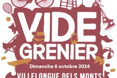 Dimanche 6 Octobre – Vide-grenier de l’Amicale Laïque