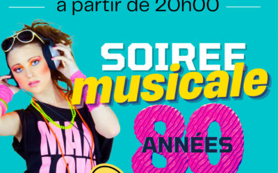 Soirée musicale année 80 et blind test