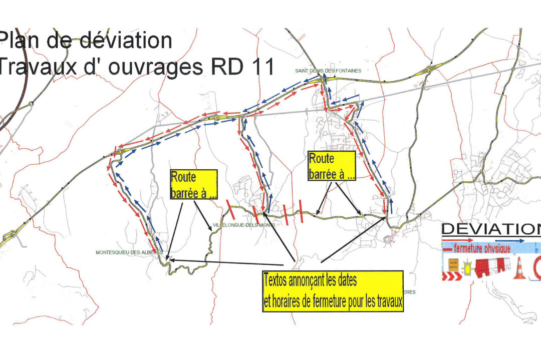 Déviation Travaux