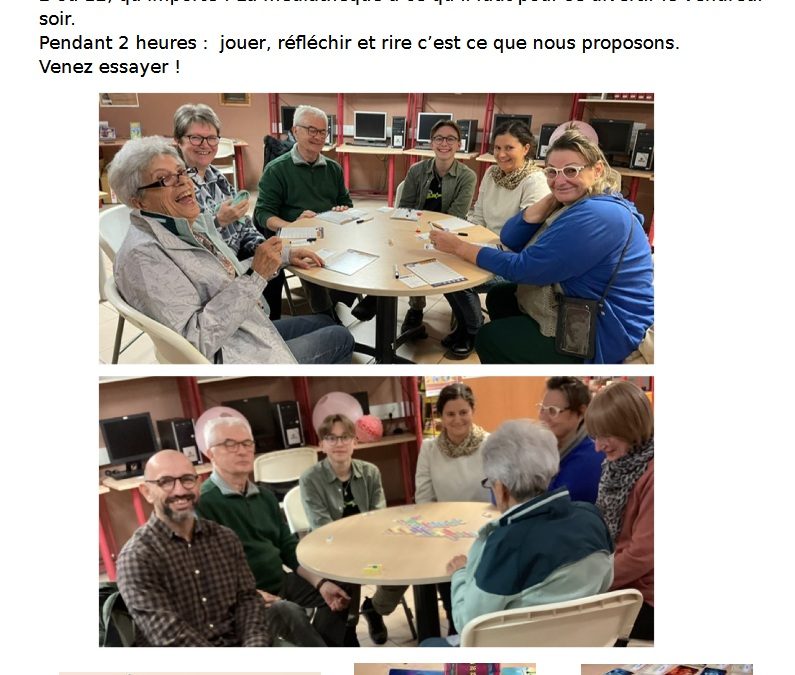 Les jeux du vendredi