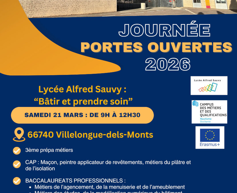Lycée Alfred Sauvy : Bâtir et prendre soin