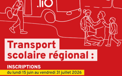 Transport scolaire régional : inscrivez-vous du 15 juin au 31 juillet