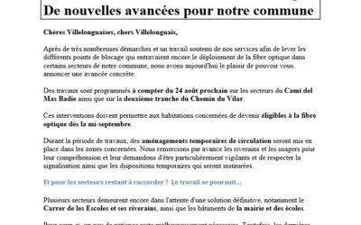Déploiement de la fibre optique