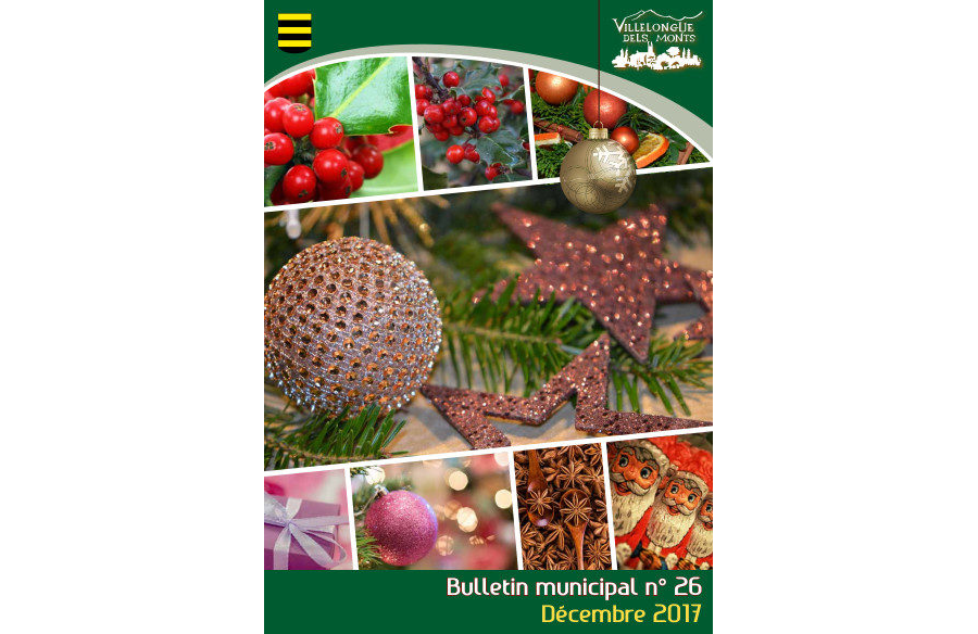 Bulletin Municipal n°26 Décembre 2017