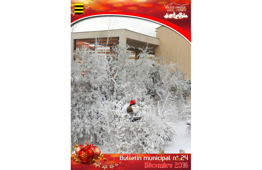 Bulletin Municipal n°24 Décembre 2016